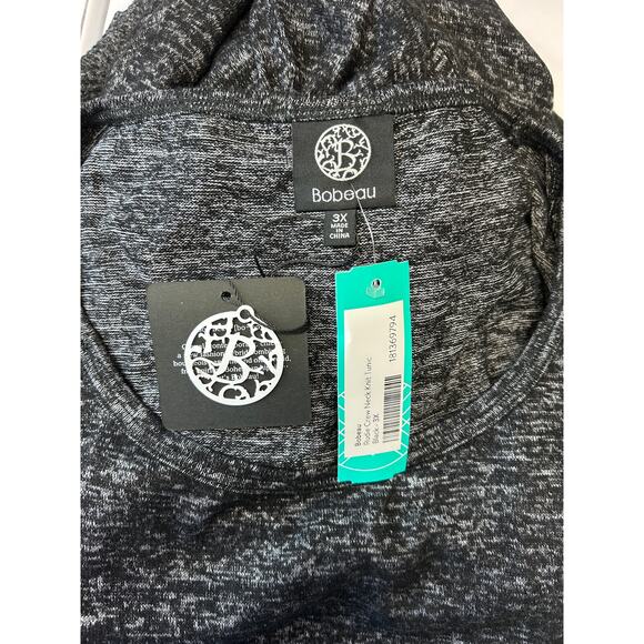 Bobeau Women’s Rudie Crew Neck Knit Tunic by StitchFix, Black, size 3X - Picture 8 of 12